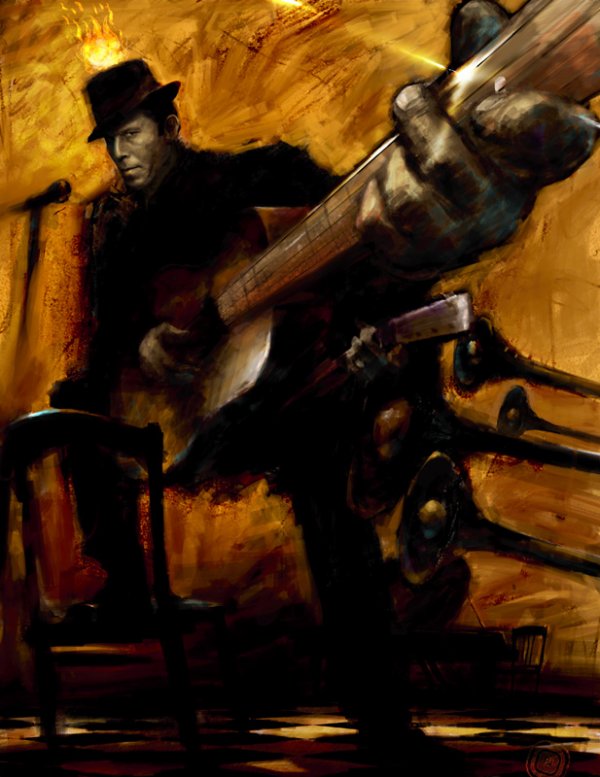 Tom Waits von D. Petrulenkov